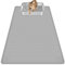 Bartuke Tapis Litiere Chat, Tapis de Litière pour Chat en Silicone Extra Grande 40 x 28 Doux pour Les Pattes du Chat, Facile à Nettoyer (Gris)