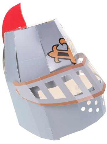 VALICLUD Papierritter Kopfbedeckung Ritterhelm Rittermaske