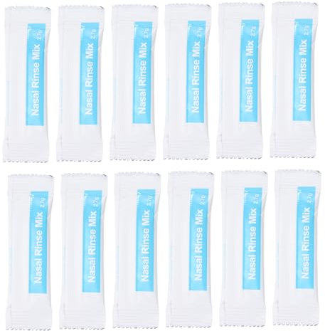 VALICLUD 40packungen Nasenspülsalz Für Erwachsene Und Effiziente Feinkörnige Lösung Für Tägliche Nasenhygiene Für Nasenduschen Und Atemerleichterung
