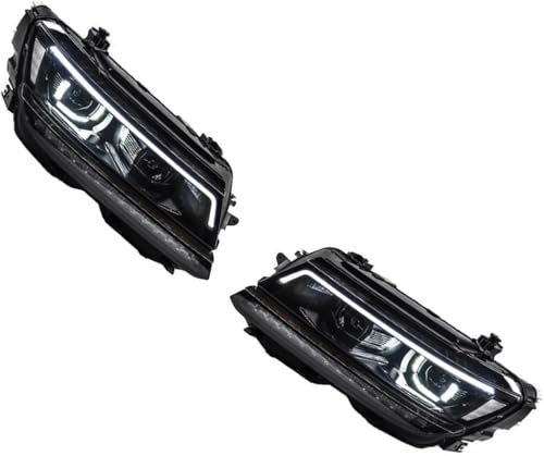 Generisch Scheinwerfer Auto Front Scheinwerfer 2 stücke Kopf Licht Für VW Für Tiguan 2017-2021