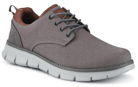 Casual Memory Foam Trainers - Grey Size 10