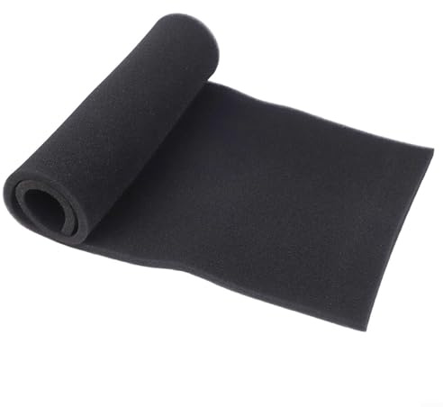 Aktivkohle Klimaanlage Filter Ersatz Luftfilter Matte Filtergewebe Für Klimagerät Lüftungsanlage 100x40cm Schwarz
