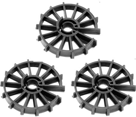 200 Stk. Ringabstandshalter 25 mm | Abstandshalter für Beton & Bewehrung | Abstandhalter Senkrechte | Bewehrung Sternchenabstandhalter | Bewehrung Keilen für betonstahl