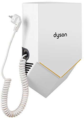 Dyson Airblade™ - HU02 White - Plug&Play aus Polycarbonat, Luft Klinge V elektrischer Handtrockner zur Wandmontage