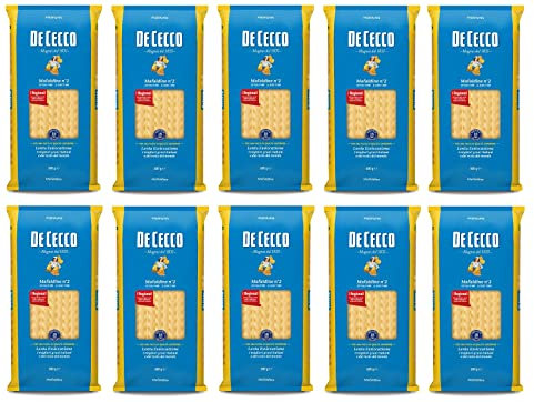 10x Pasta De Cecco 100% Italienisch Mafaldine n. 2 Nudeln 500g