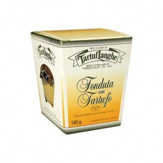Tartuflanghe - FONDUTA di Fontina DOP CON TARTUFO pronta - 12 Vasetti da 180g