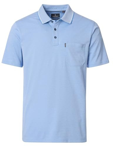 CASAMODA Polo-Shirt Uni Himmelblau 6XL