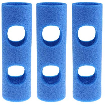 CUTICATE Poolnudel Verbinder Blau Hülse Connector 3er Set für Schwimmnudel Schwimmende Wasser Pool Nudel