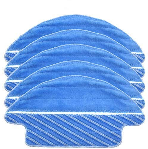 MTKD® Pack de 5 Mopas para Aspiradora Robot Cecotec Conga Serie 3090