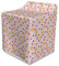 ABAKUHAUS Japan Waschmaschienen und Trockner, Japanischer Lebensmittel Reis-Ball Kirschen Kawaii Anime-Muster-Entwurf, Bezug Dekorativ aus Stoff, 70x75x100 cm, Multicolor Rosa