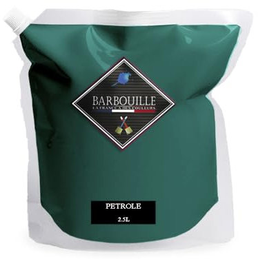 BARBOUILLE Vernice detergente acrilico opaco - pareti e soffitti - 2,5 ltr blu - Petrolio