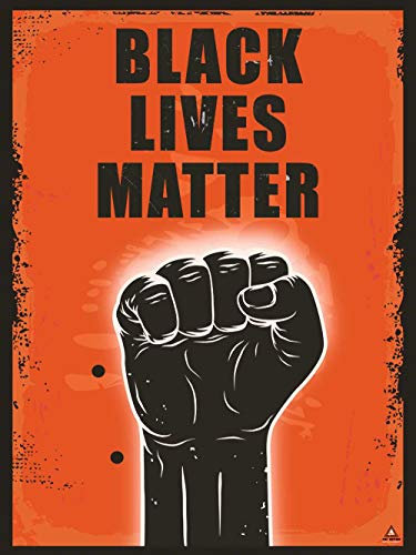 777 Tri-Seven Entertainment Black Lives Matter Poster für Wände, Kunstdruck, 45,7 x 61 cm, ungerahmt, mehrfarbig
