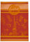 Coucke CCK405-CCK1 quadratischer Frottee, Jacquard, Baumwolle, authentisch, Bistro-Optik, Weiß, 50 x 50 cm
