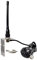 HYSHIKRA Antenne VHF en Caoutchouc Marine Alimentation coaxiale RG58 5 mètres (connecteur PL-259) Antenne VHF avec Support en L, Yacht, Camion, Camping-Car, Bateau de croisière