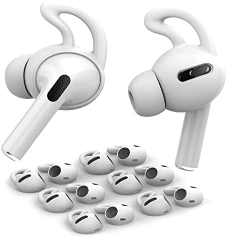 GWAWG 6 Pairs AirPods Pro Ear Hooks Covers Anti-Slip Ear Covers Accessories Compatible with Apple AirPods Pro Silicone Material