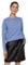 VERO MODA Vmdoffy Ls Blouse à col Rond GA Noos Ptt Pull-Over, Bleu Sodalite-Détails : mélangé, XL Petite Femme