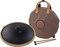 Sonic Energy 16 Zoll Zungentrommel – D Kurd, 17 Töne – Für Meditation, Yoga, Percussion – Inkl. Schlägel & Tasche – Schwarz (OSTD1BK)