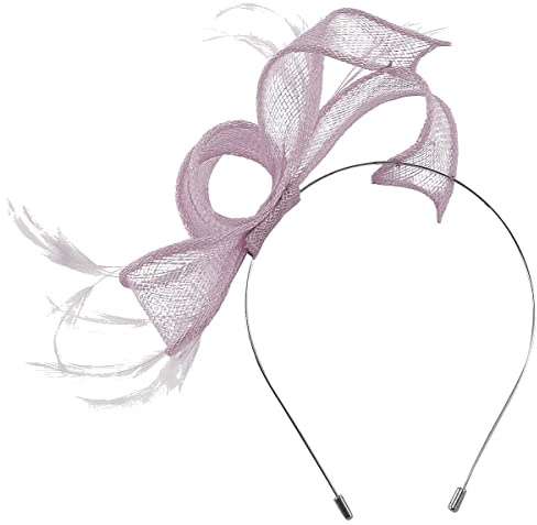 Max and Ellie Sinamay Fascinator - Orchid, One Size