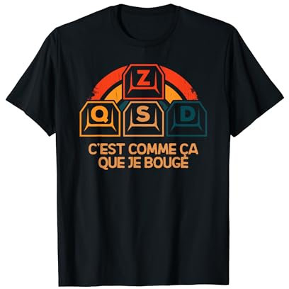 PC gamer jeu vidéo sur ordinateur PC cadeau pour gamers T-Shirt
