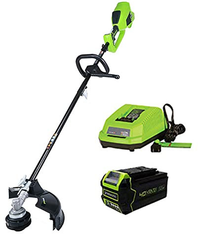 40V Cordless Grass Trimmer, 4000mAh Battery, Lightweight Grass Trimmer Edger Telescopic Electric Strimmer Garden Tools, Gardening Tool with Rechargeable Battery for Lawn Edger Pruning Weed