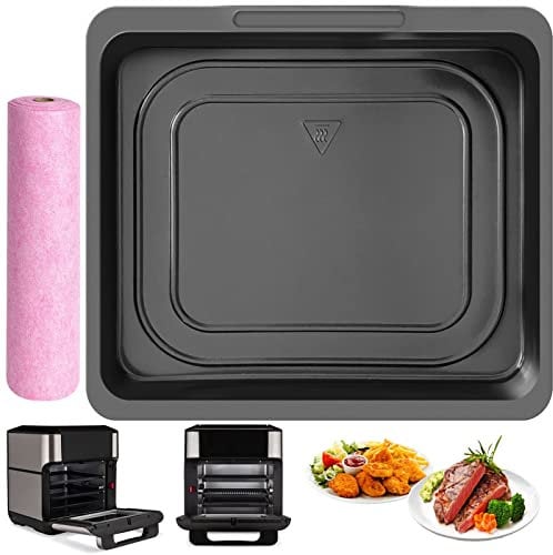 Air Fryer Cooking Vassoio per Instant Vortex Plus10 Qt, Food Grade Antiaderente Ricambio Rack Parti Grill Pan per Power XL Chefman Innsky CROWNFUL 10.6Qt Air Fryer Ove