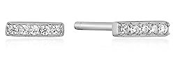 Ania Haie Damen-Ohrstecker 925er Silber Zirkonia One Size, Silber 32021625