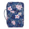 BSTKEY 300 Slots Pencil Case Pencil Wrap for Colored Pencils, Large Capacity Pencil Holder Pen Pouch Bag Stationery Organizer Case, Magnolia Flower Pattern (No Pencils)