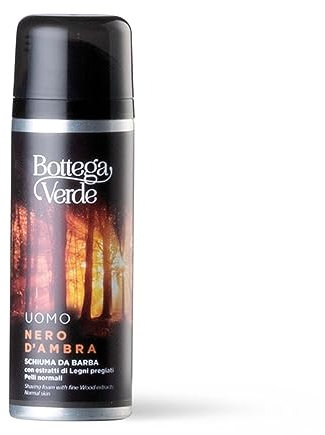 Bottega Verde - Bernsteinschwarz - Rasierschaum mit Extrakten aus Edelhölzern (200 ml) - normale Haut