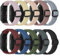 10 Stück geflochtene dehnbare verstellbare Armbänder kompatibel für Fitbit Charge 3 / Fitbit Charge 4 Armbänder für Damen und Herren, sportliches elastisches Nylongewebe Armbänder für Charge 4 /