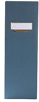 Exacompta - Réf. 90603E - 1 porte-revues Office By Me, pour les catalogues, magazines,rangement pour documents format A4 et A4+ - Dimensions Long 31,2 x larg 10,6 x Haut 26,5 cm - Coloris bleu canard
