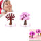 Weihnachtsbaum, Magischer Weihnachtsbaum, Magischer wachsender Weihnachtsbaum, Magischer Sakura-Baum, Magischer Sakura-Papierbaum (b-pink)
