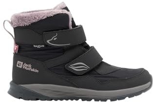 Jack Wolfskin Polar Bear-G Texapore Mid VC K, Stivali Invernali Bambina, Phantom, 30 EU