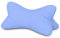 Leseknochen Blau mit Punkten Nackenkissen Knochenkissen Nackenrolle Lesekissen Öko-Tex 100 zertifiziert und 60°C waschbar - Kissen für Nacken, Knie oder Bauch zum Lesen oder Relaxen - 38x19x19 cm