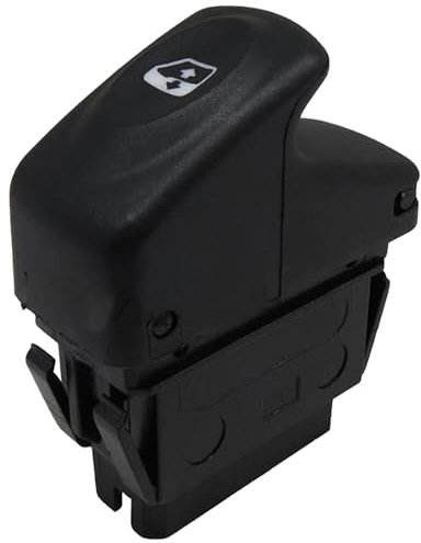 Bouton Interrupteur de Lève Vitre Électrique Avant Gauche OU Avant Droit compatible avec CLIO II KANGOO TWINGO I - 7700416998 8200467795