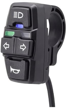 Motorradschalter Montage für Motorradknopf Blinker Licht Elektrofahrrad Roller Lichtschalter DK336 (Farbe: 48 V)