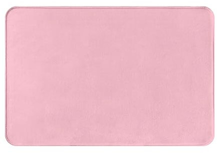 GaxfjRu Solid color pink Indoor Door Mat For Indoor Use - Large Door Mat Indoor Perfect For Living Room, Kitchen, And Entryway Door Matts Indoor