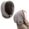 ihreesy Damen Sturmhaube Balaclava, Multifunktional Warme Beanie Mütze Kapuzenschal Winter Unisex Wintermütze Kapuze Stricken Kälteschutz Mütze Neckwarmer Strick Mütze für Frauen Männer,Grau