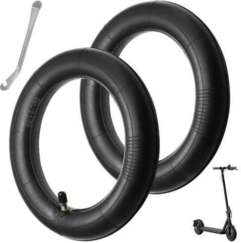 Xisair 2 Stück 8,5 Zoll E Scooter Schlauch 8,5x2 Ersatzreifen für Xiaomi 4 Lite/Pro/1S/M365/Pro2/Essential e Scooter, Schockresistent, Geräuschlos e Scooter Reifen 8 1/2 x2 Schlauch