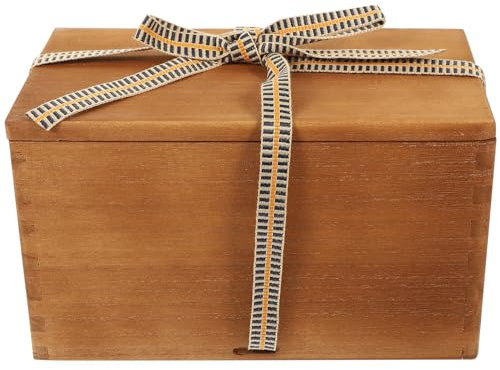 Gogogmee Ceramic Tea Cup Vase Multi-function Wooden Box Vintage Teacup Storage Box Decorative Organizer