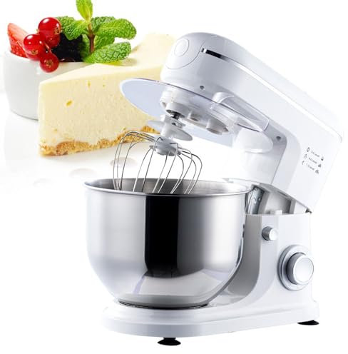 pealiritansemen Frullatore Elettrico per Montare La Panna/Impastare, 6 velocità Regolabili, Impastatrice Professionale per La Maggior Parte dei Dessert Fatti in Casa, con Frusta per Uova