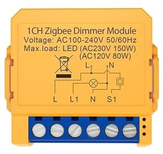 Smart Meter Energy Monitor Tuya ZigBee Smart Dimmer Switch Module 1/2 Way Dimmable Light Switch APP Remote Control Works(2 gang)