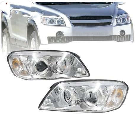 Frontlampenbaugruppe 2 STÜCKE Für Chevrolet Für Captiva 2008 2009 2010 Links Rechts Scheinwerfer Frontstoßstange Scheinwerfer Scheinwerfer Scheinwerfer Lampe Autoscheinwerferabdeckungen