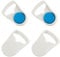 Magnetische Kopfbandclips 2 Paar Kompatibel mit Air-Fit N20 F20 F30 & Air-Touch F20 N20, Magnetclips mit Schnellverschluss für Überdruckmasken F20 F30 N20 Maskenbandclips Positive Supplies