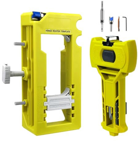 Door Router Jig,Accurate Latch Installation Tool | Door Hinge Jig and Template Installation Kit with Adjustable Lengths