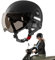Casco con Parasol, protección Multideporte Casco para ciclomotor con Cara Abierta, Casco de Motocicleta Transpirable para Adultos, Medio Casco de Patinete, Casco de Motocicleta con Visera para