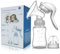 Handmilchpumpe,Manuelle Milchpumpe,Manuelle Stillpumpe,Silikon Milchpumpe und Muttermilchauffänger,Handpumpe für Muttermilch,Tragbar,Kompakt,Fördert Muttermilch Sanft und Effizient