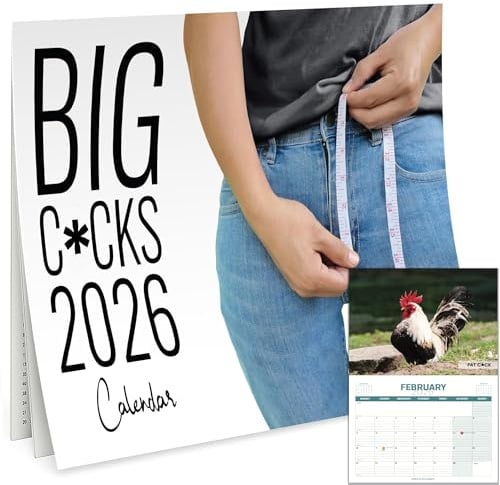 Funny Chicken Calendar – Novelty Wall Calendar | 12 months of impressive cockerels! A hilarious novelty gift for birthdays, Christmas and Secret Santa