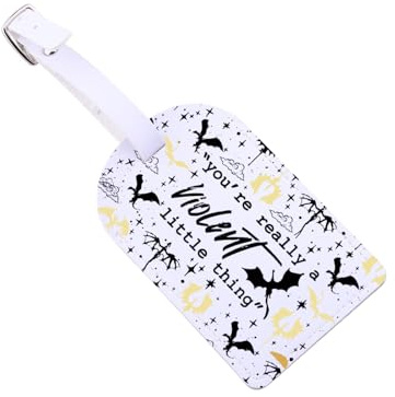 Fourth Quote Luggage Tags for Suitcases You're Really A Violent Little Thing Travel Bag Labels Bookish Travel Tags (Violent LT)