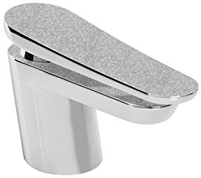 Bristan mclr 1hbf SS Metallix Rotwein 1 Loch Wanneneinlauf Silver Sparkle, chrom/silber