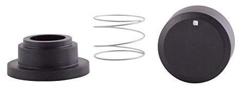 Franke Manopola Molla Piano Cottura DHM3022 DHM6044 FHM6044 FHM7054 FHMR3022, Acciaio Inossidabile, Black